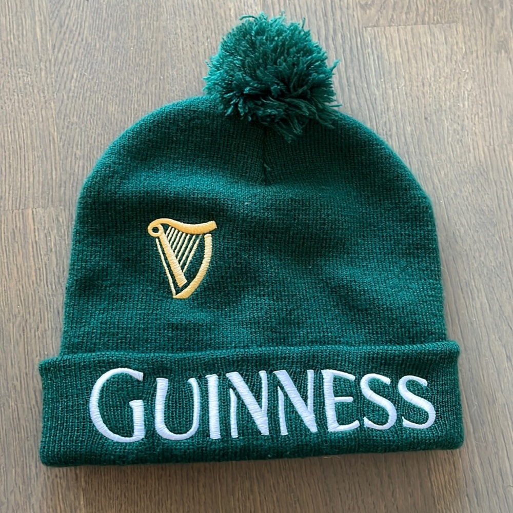 Winter hat bought @ Guinness factory in Dublin. Perfect for Saint Patrick’s Day.